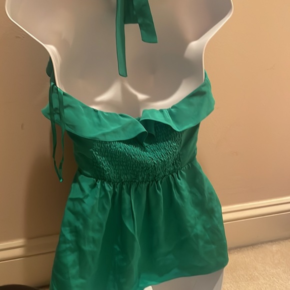 Bcbg maxazria 100 percent silk halter top - Picture 3 of 5